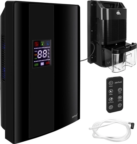 Affugter Zortiva 90 W med hygrostat, timer og fjernbetjening