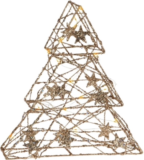 Varmt lys fra 14 LED for en hyggelig atmosfære