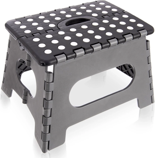 Sammenklappelig skridsikker skammel 32 × 25 × 22 cm, bæreevne 150 kg
