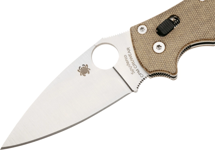 Premium klinge i CPM Cru-Wear med satinfinish