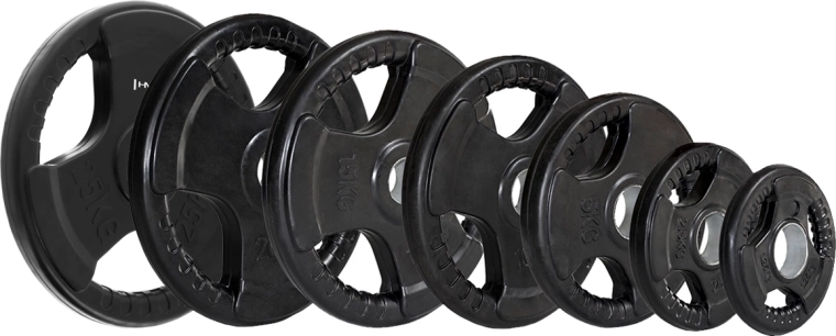 Gummibelagt overflade for stille og skånsom træning