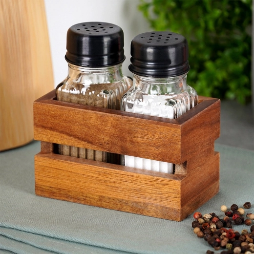 Holdbart riflet glas og metallåg