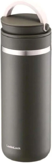Rustfri termoflaske med hank LocknLock Metro Two-Away 475 ml khaki
