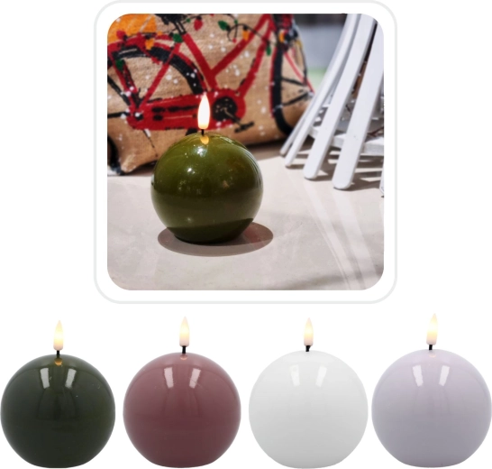 Realistisk flamme uden bekymringer