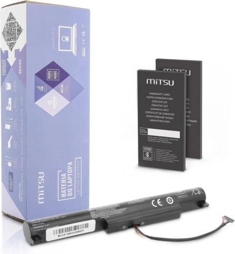 MITSU-batteri til Lenovo IdeaPad 100-15IBY 2200 mAh (24 Wh) 10,8–11,1 V