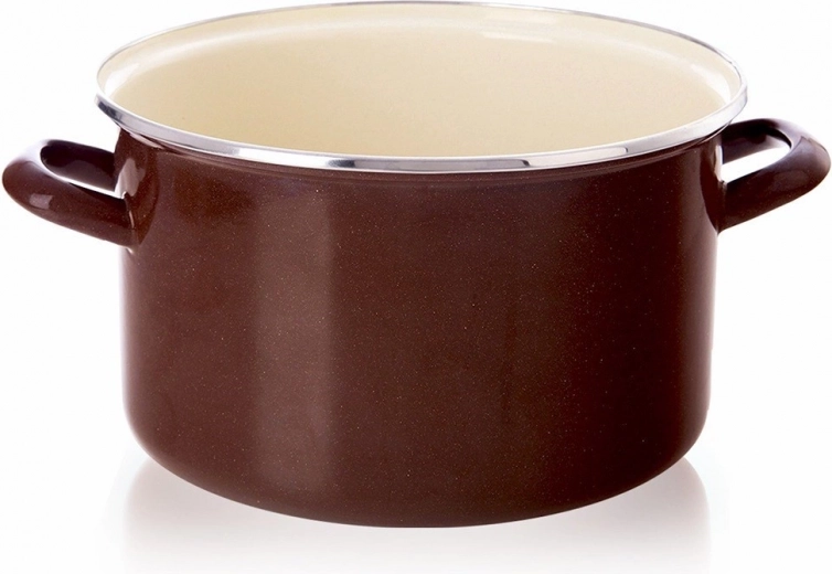 Emaljeret gryde brun 26 cm, 6,5 l
