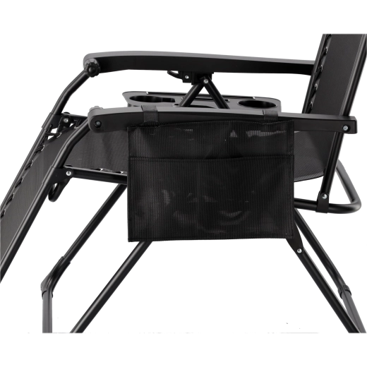 Praktisk bakke og lomme lige ved hånden