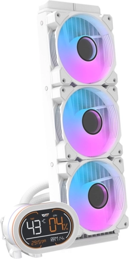 ARGB-belysning og ren hvidt design