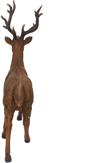 Julefigur stående hjort - 1 stk.