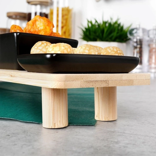 Stabil bambusbakke på ben