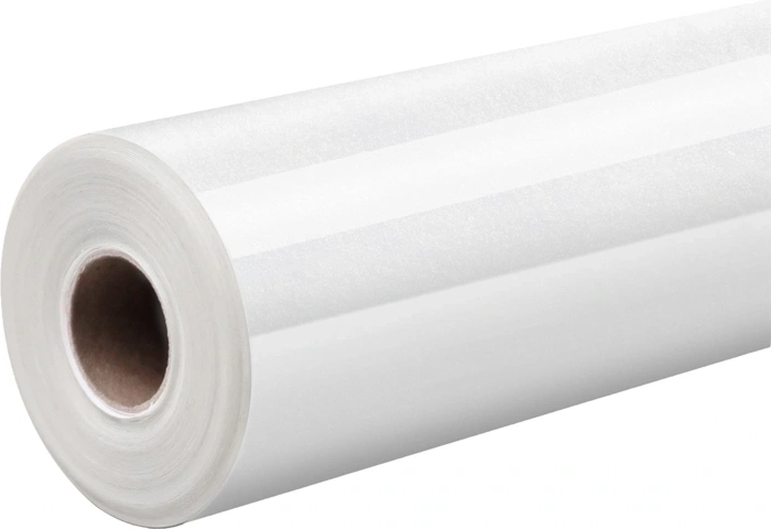 HTVRONT glitrende varmeoverførselsfolie 30,5 × 90 cm hvid