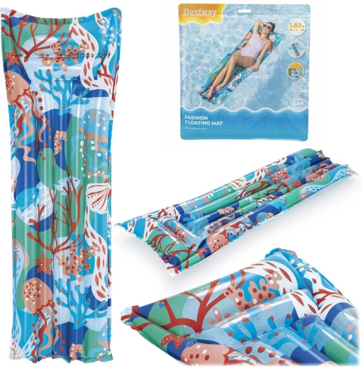 Oppustelig strandmadras Bestway 183 × 69 cm - 1 stk.