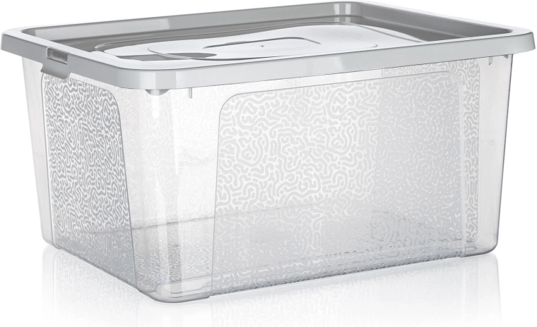 Opbevaringsboks Multibox 20 l med låg og klips