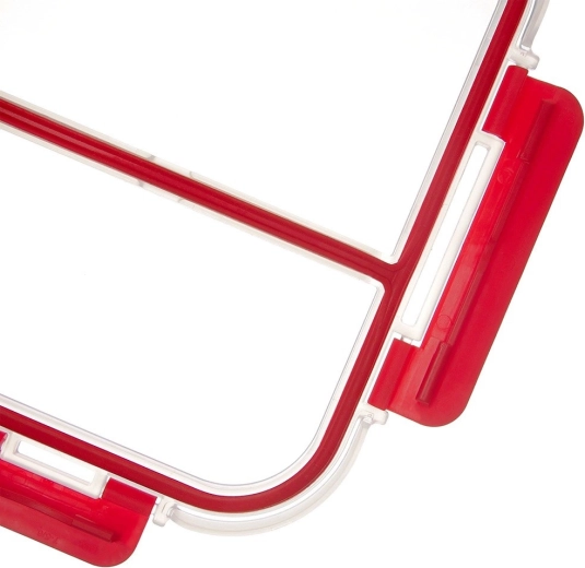 Tætsluttende låg med fire clips