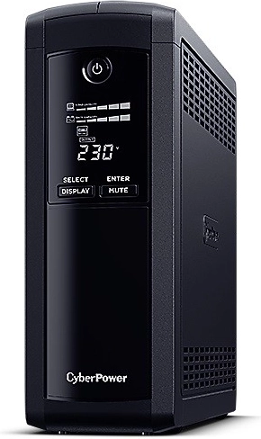 Nødstrømsforsyning UPS CYBERPOWER VP1600ELCD-FR 1600 VA / 960 W med LCD og AVR, 5x FR