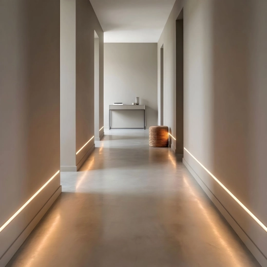 Elegant afdækning af LED-strip
