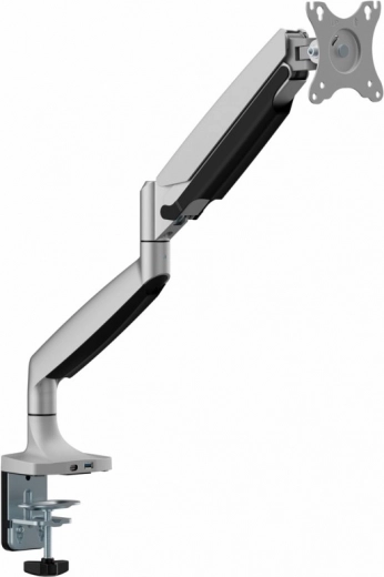 Gasdæmpet bordbeslag til LED/LCD-skærm 17-45" med USB-A og USB-C
