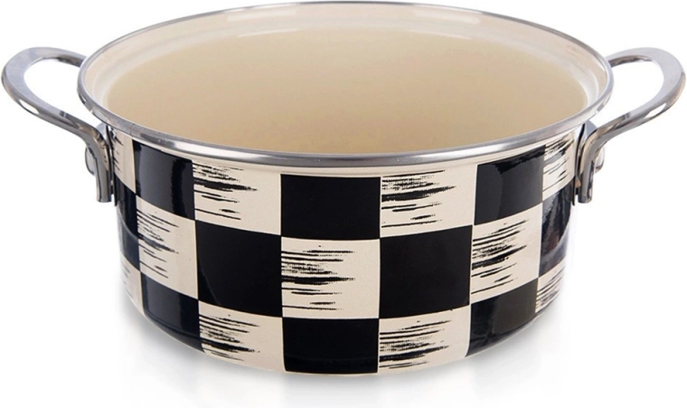 Emaljeret gryde Skakternet 20 cm, 2,2 l