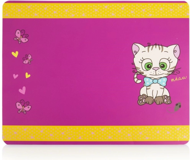 Dækkeserviet til børn med kattemotiv 35 × 25 cm