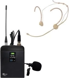 Lavalier- og headsetmikrofon medfølger