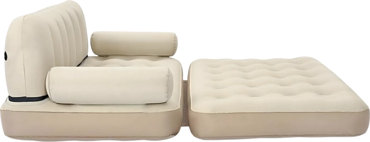 Behagelig sovesofa og fuldgyldig seng