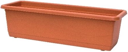 Plast plantekasse LOBELIA 60 cm terrakotta