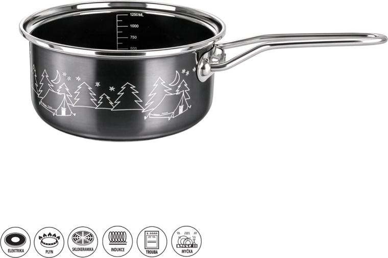Metalic Lem Camp emaljekasserolle 18 cm