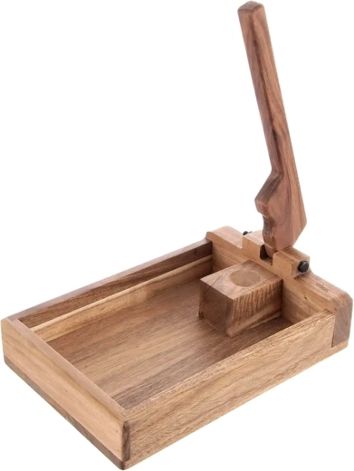 Holdbart akacietræ og metal