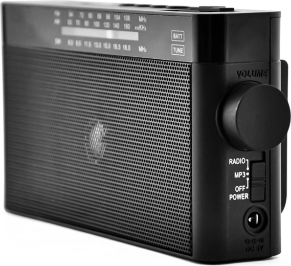 Bærbar retro AM/FM-radio med Bluetooth og USB