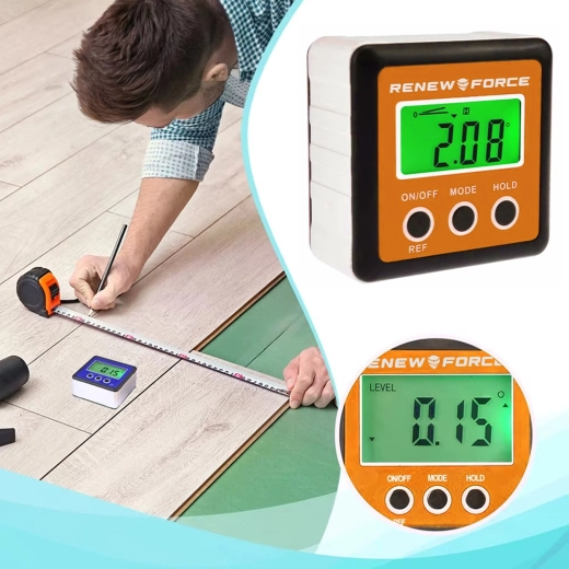 Bagbelyst LCD og praktiske funktioner HOLD/REF