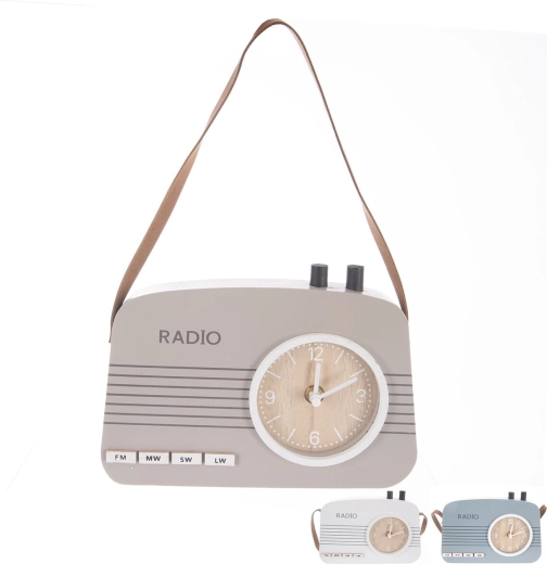 Dekorativt bordur i radioform (UH/træ) 21 × 35 × 15 cm, 3 varianter
