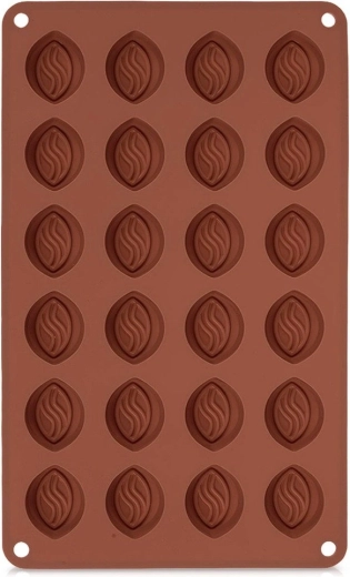 Silikoneform til chokolader Orion brun