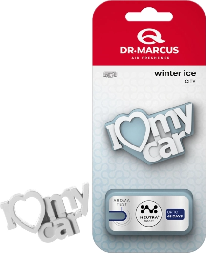Dr. Marcus City I Love My Car Winter Ice luftfrisker til bilen