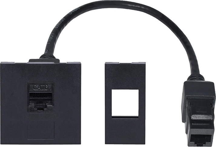 Solight ekstra RJ45 Cat6-modul til indbygningsstikdåser i PP128-serien
