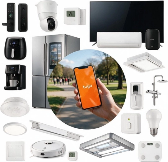 Styring via Tuya Smart / Smart Life