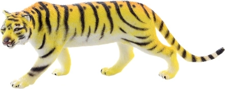 Plastikfigur af en tiger 11 cm