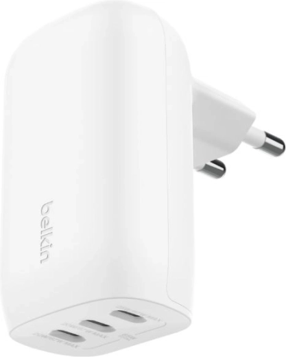 Belkin BOOSTCHARGE 67 W USB-C x3-oplader, hvid