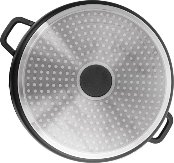 Kompatibel med induktion og jævn opvarmning