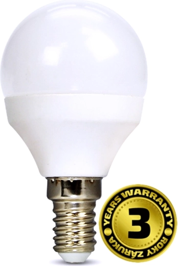 Solight LED-miniglobe-pære E14 6 W 4000 K 510 lm hvid