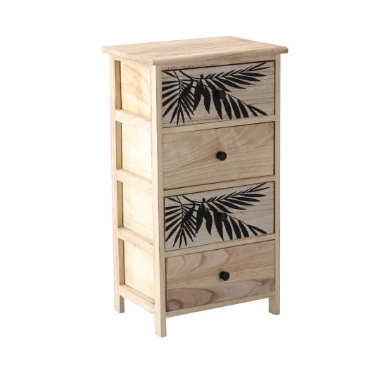 Kommode ZOFIA med 4 skuffer 40 × 29 × 73 cm