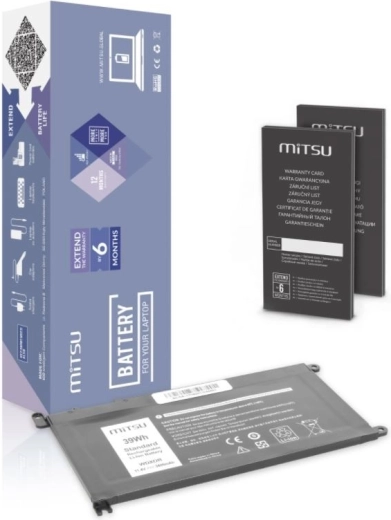 Batteri til Dell Vostro 14 og Inspiron 15 – 3400mAh 11,4V
