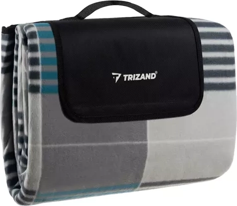 Sammenklappeligt tæppe med håndtag til nem transport