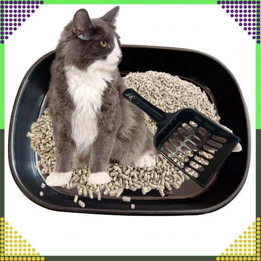 Holdbar, ikke‑giftig plast i elegant sort