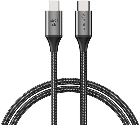 Orico USB‑C kabel 100W USB‑C til USB‑C, sort