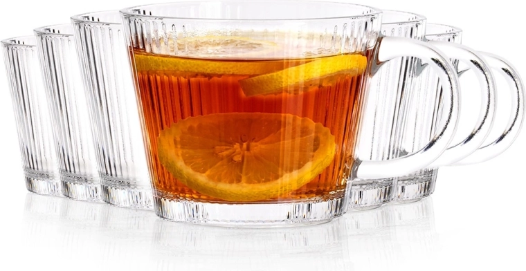 Glas til kaffe og te 370 ml, 6 stk.