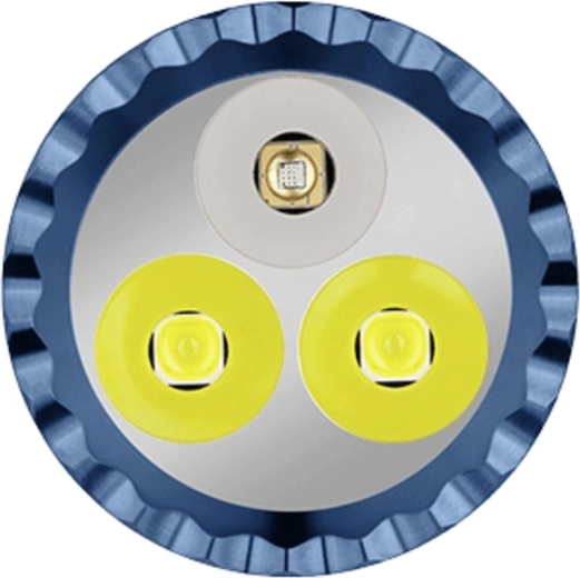 Dobbelt lys: neutralt hvidt + UV 365 nm