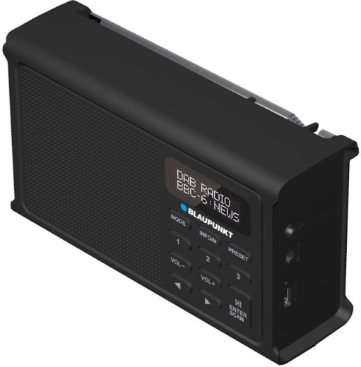 Digital radio DAB+ og FM med RDS