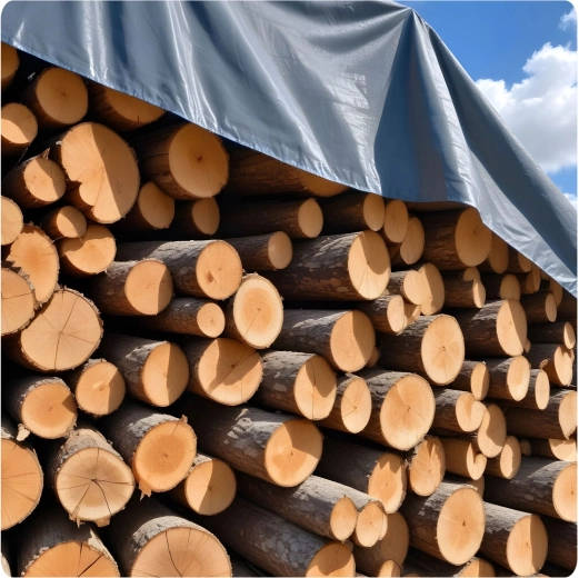 100% vandtæt beskyttelse til træ, maskiner og gods