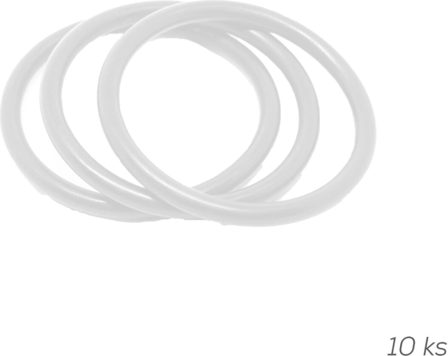 Gardinkroge i UH (polyethylen) 3,4 cm, 10 stk.