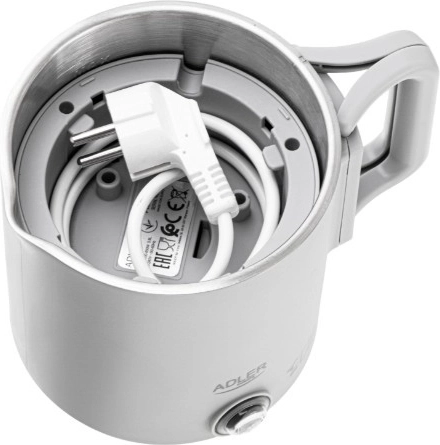 Sammenklappelig hank og base opbevaret indeni